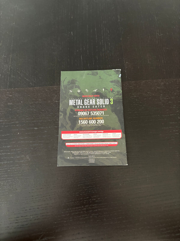 Metal Gear Solid 3 (Manual)
